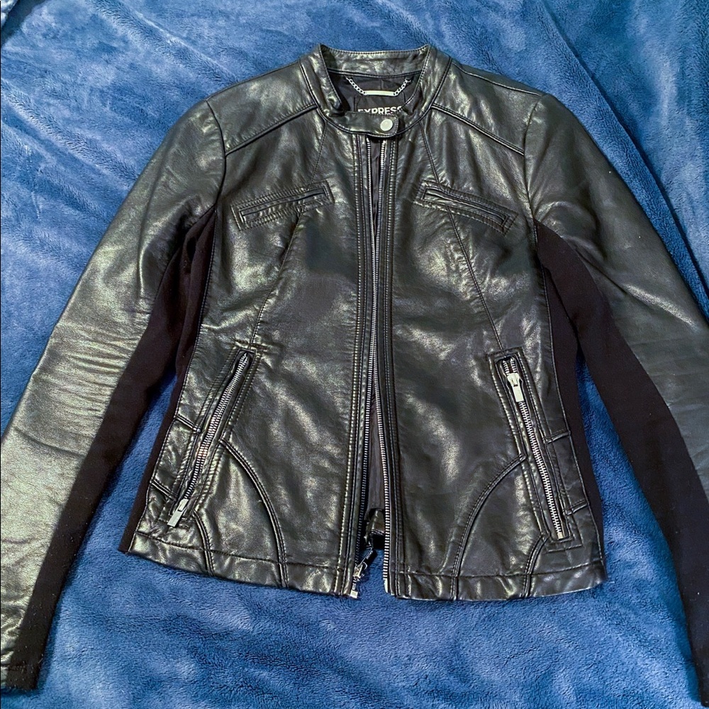 Express Vegan Leather Jacket